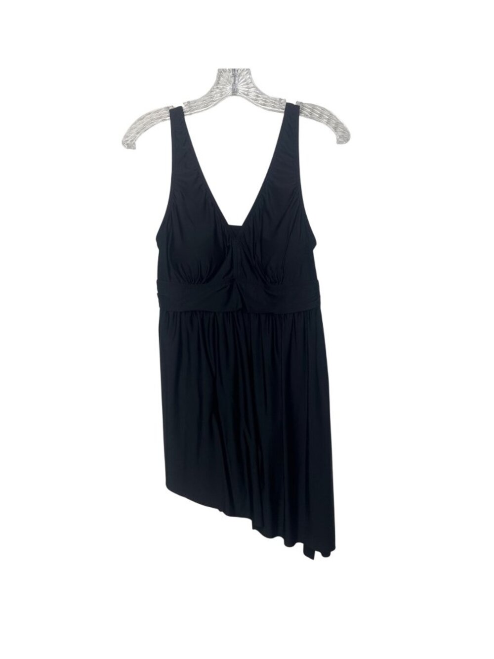 Summer Mae Maternity Asymmetrical One-Piece Swimsuit Size‎ 8 Black New Padded